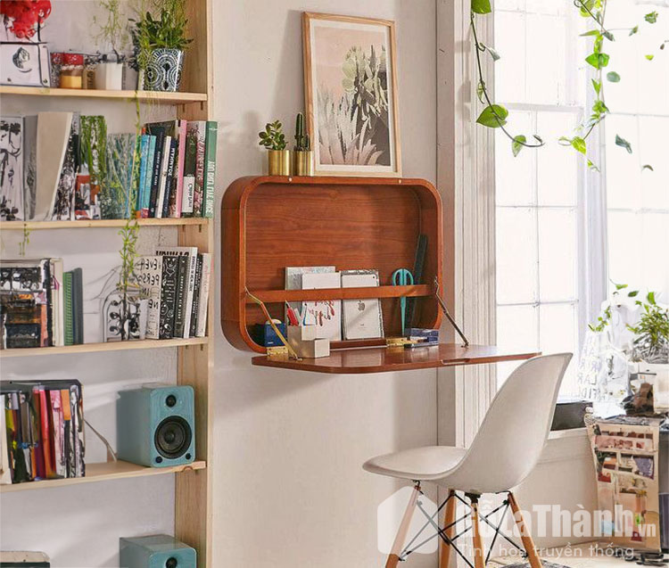 bàn phấn treo bàn trang điểm treo tường Chất liệu phù hợp