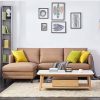 Ghế sofa gỗ bọc da