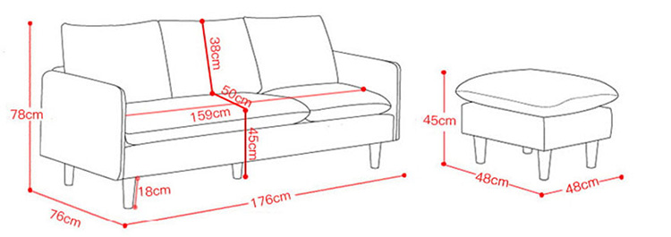 Kích thước ghế sofa phòng khách