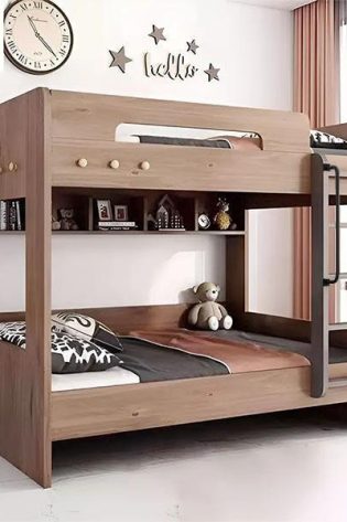 Giường tầng bằng gỗ cho bé