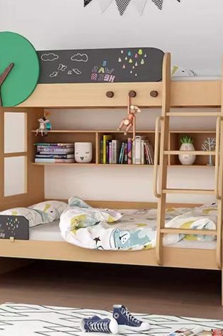 Giường tầng trẻ em gỗ công nghiệp
