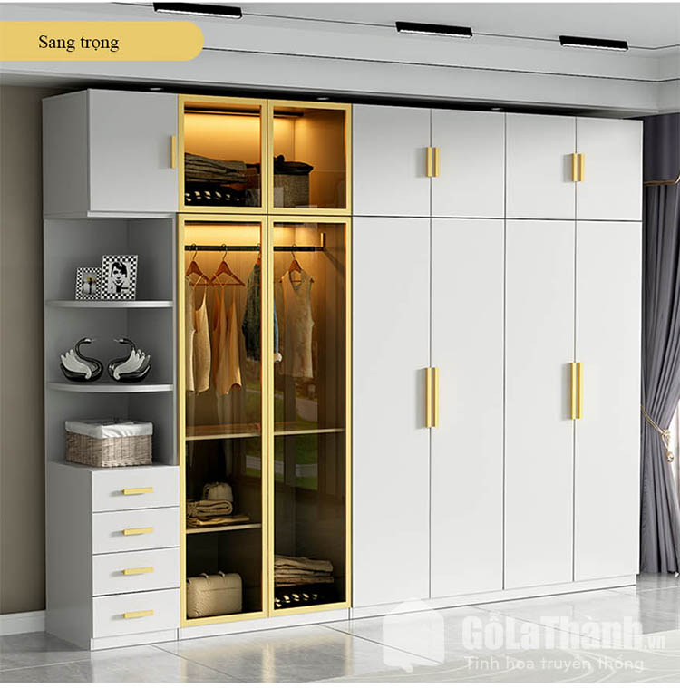 mẫu tủ nhôm kính GHT-51605