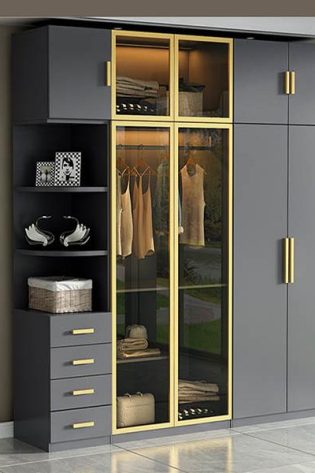 mẫu tủ nhôm kính đẹp