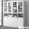 tủ tài liệu gỗ mdf phủ melamine có cánh kính