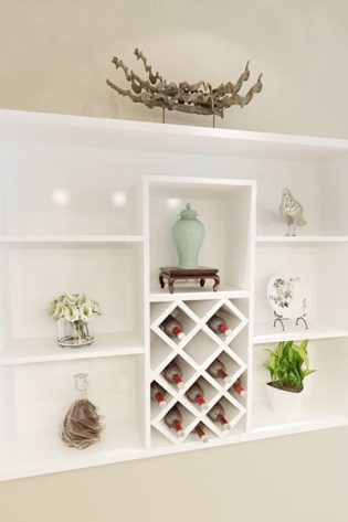 Tủ treo trưng bày rượu