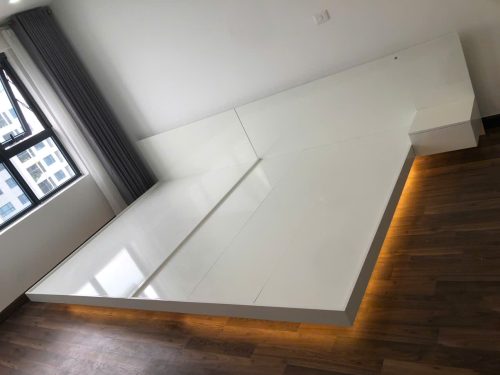 Giường bay hiện đại kết hợp đèn led GHT-159 photo review