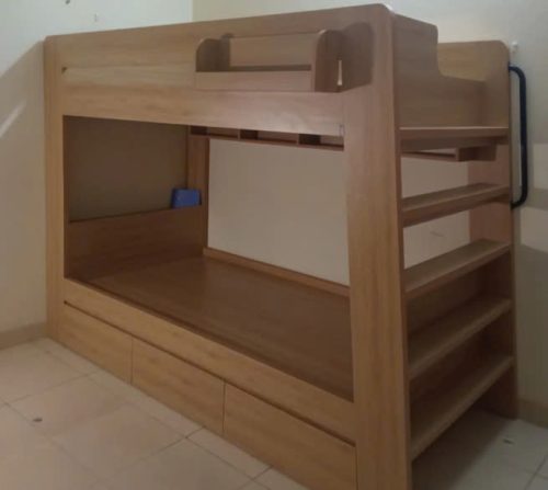 Giường tầng trẻ em đẹp bằng gỗ đẹp GHT-170 photo review