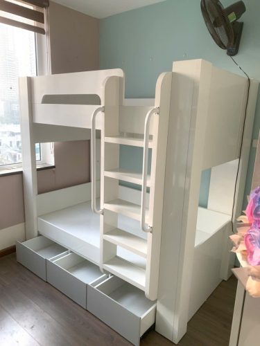 Giường trẻ em 2 tầng đơn giản hiện đại GHT-172 photo review