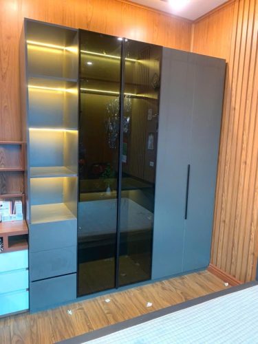 Tủ cánh kính khung nhôm sang trọng GHT-51603 photo review