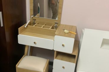 Bàn phấn gương gập phong cách Bắc Âu GHT-42092 photo review