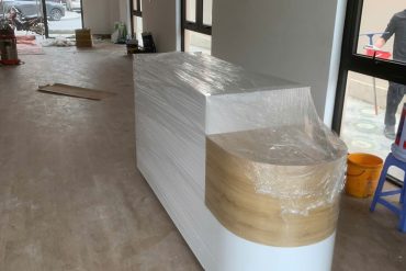 Quầy lễ tân đẹp sang trọng GHT-4609 photo review