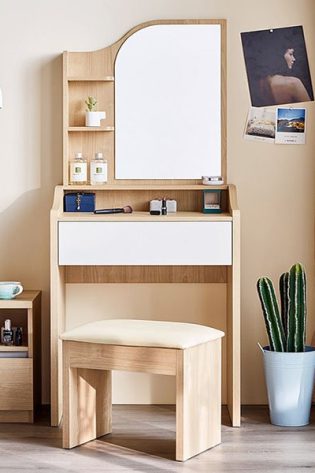 bàn trang điểm thiết kế đơn giản đẹp