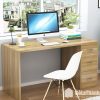 bàn làm việc đơn giản bằng gỗ công nghiệp