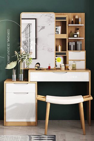 bàn phấn gương che ngăn kéo