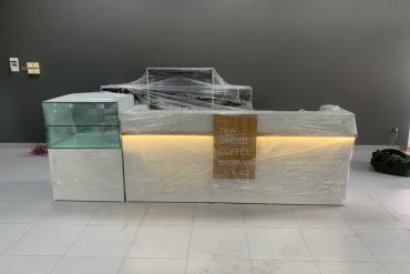 Quầy bán hàng chữ L hiện đại GHT-4067 photo review