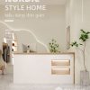 quầy lễ tân thiết kế thanh lịch