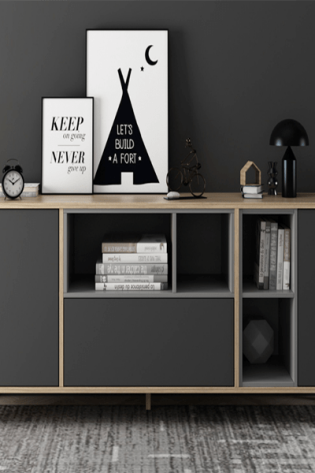 tủ để đồ gỗ công nghiệp