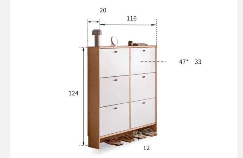 tủ giày cánh lật hiện đại