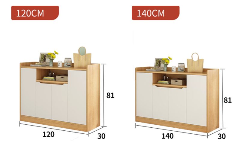 tủ giày thiết kế thanh lịch