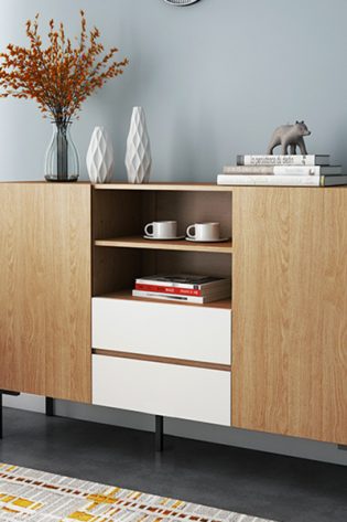 tủ trang trí thiết kế sang trọng