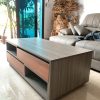 Bàn trà chân thấp gỗ cao cấp GHT-4234