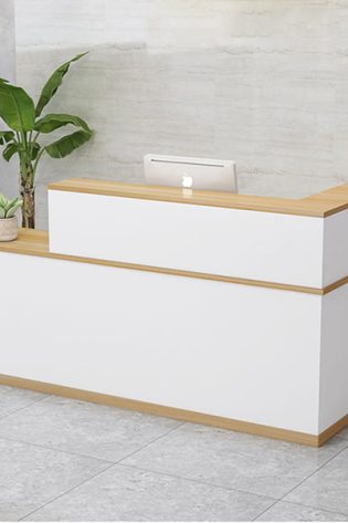quầy lễ tân chữ L