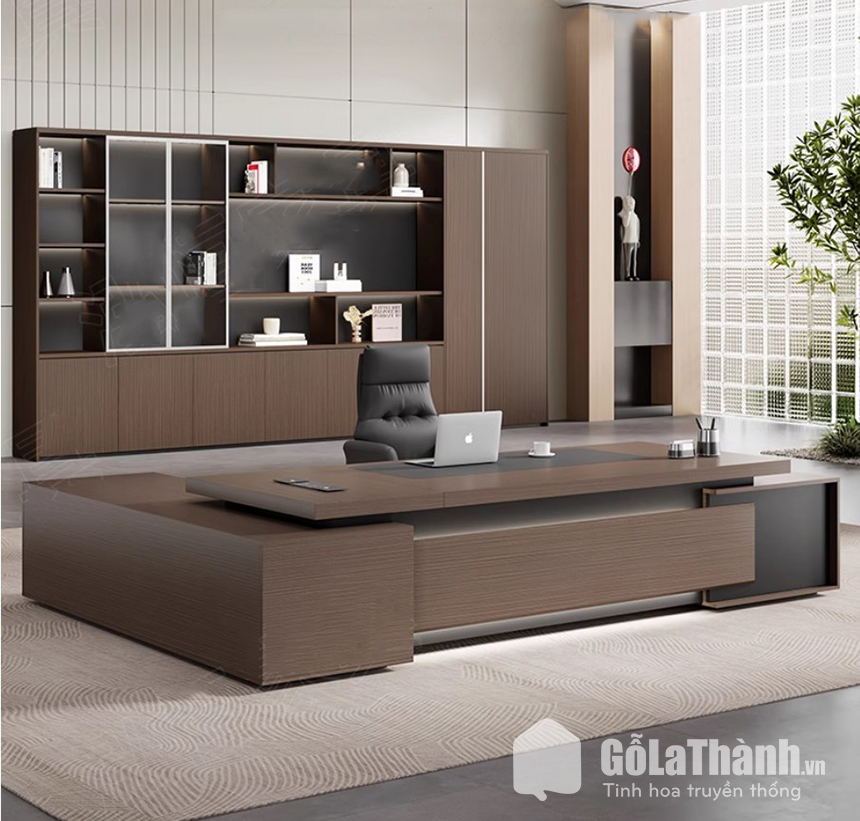 bàn giám đốc bằng gỗ MDF