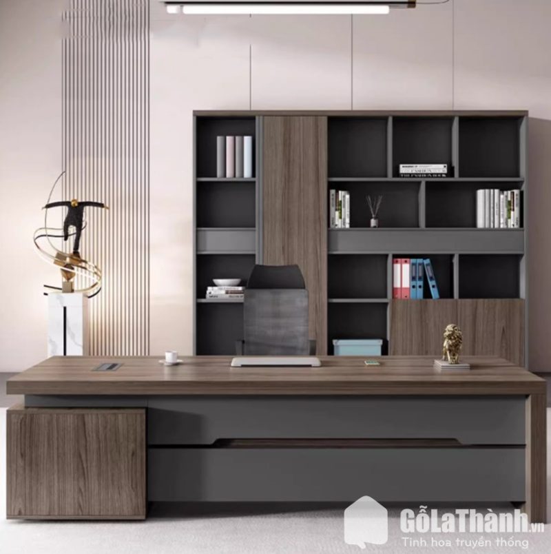 bàn giám đốc gỗ mdf cao cấp