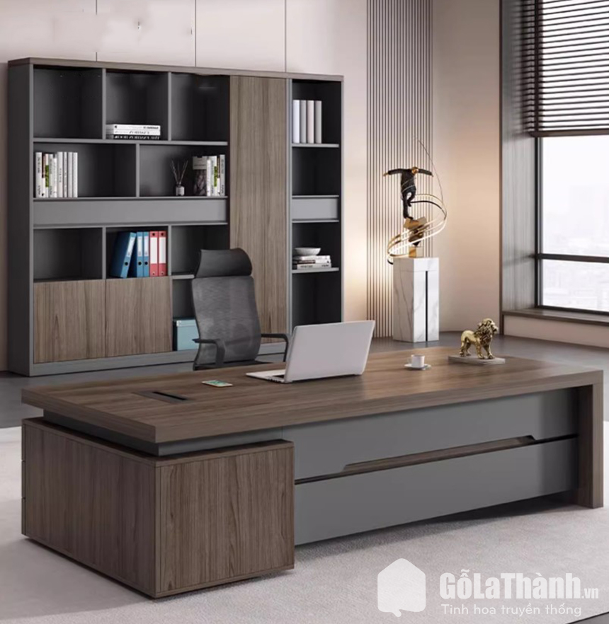 bàn giám đốc gỗ mdf cao cấp