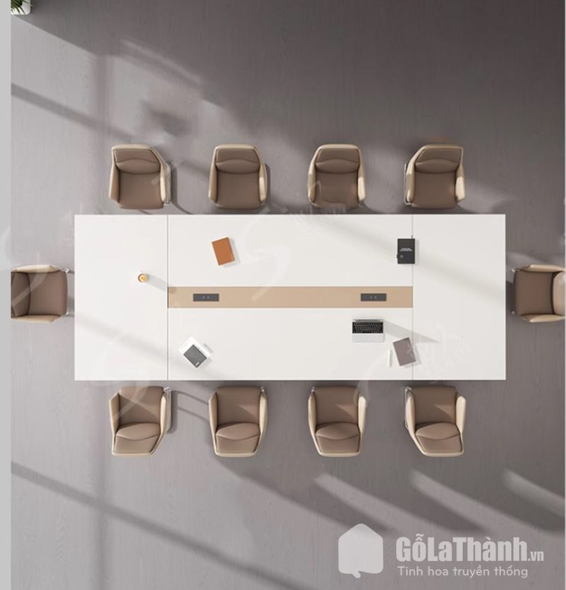 bàn họp gỗ MDF phủ melamine