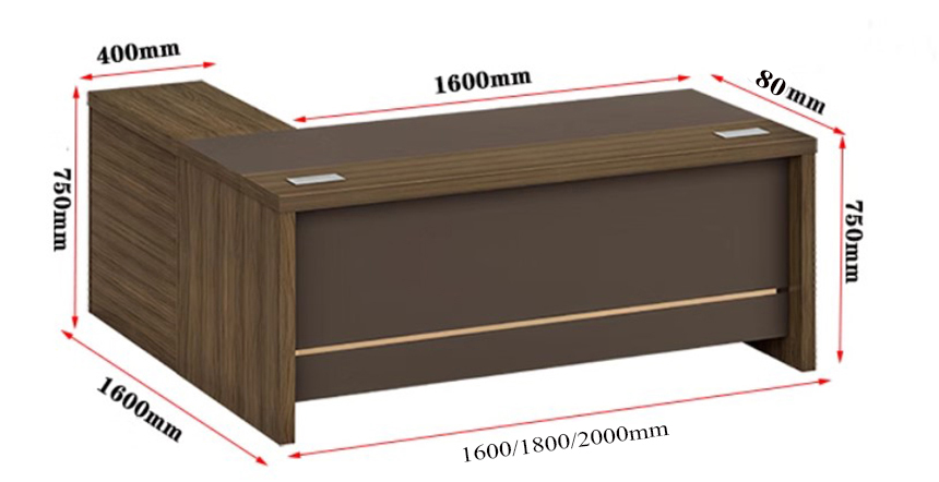 kích thước bàn giám đốc