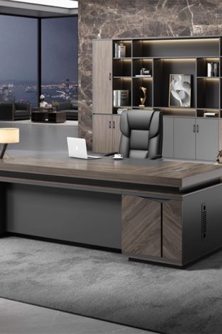 bàn làm việc giám đốc gỗ MDF