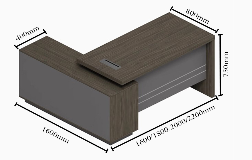 kích thước bàn làm việc lãnh đạo