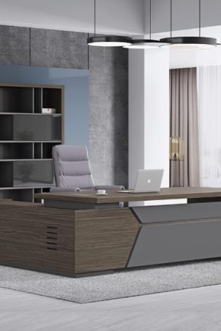 avar bàn lãnh đạo chữ L hiện đại