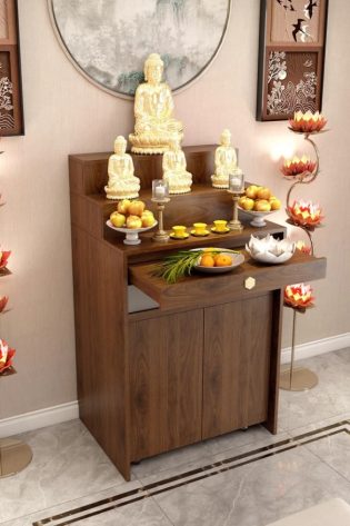tủ bàn thờ tam cấp nhỏ gọn