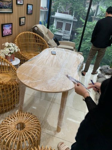 Bàn họp đẹp ấn tượng bằng gỗ GHT-42210 photo review