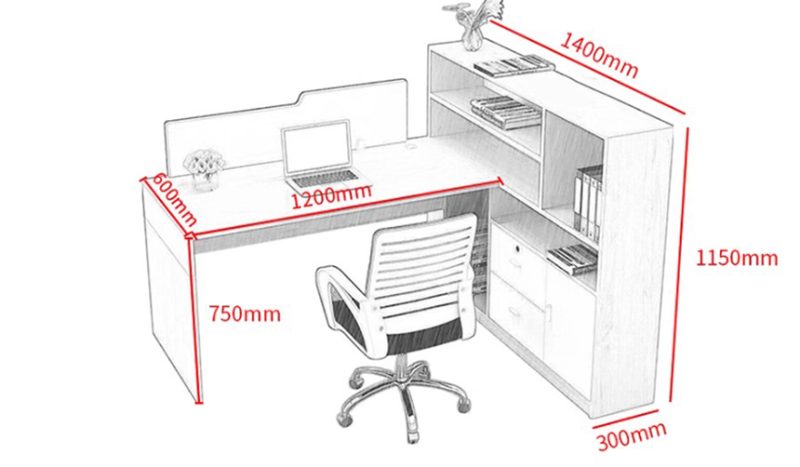 kích thước bàn làm việc gỗ công nghiệp