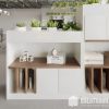 tủ nhỏ văn phòng gỗ công nghiệp