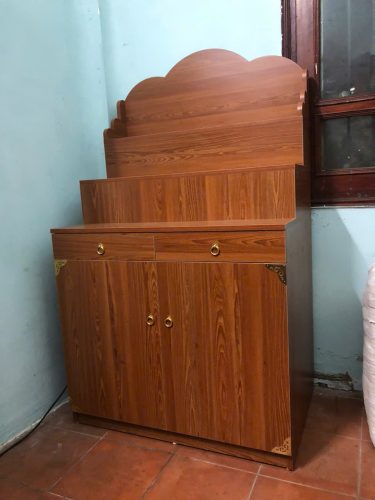 Tủ thờ tam cấp nhỏ gọn gỗ MDF GHT-5254 photo review