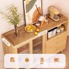 tủ bát đĩa cánh kính trượt