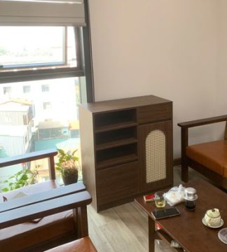 Tủ bếp nhỏ phối cánh mây GHT-51649 photo review