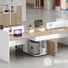 bàn làm việc nhân viên gỗ MDF