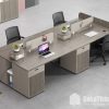 bàn làm việc văn phòng gỗ MDF