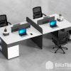 bàn làm việc văn phòng gỗ MDF
