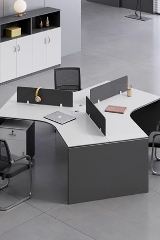 cụm bàn làm việc 3 người