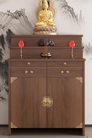 tủ bàn thờ tam cấp trang trọng