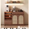 tủ bếp nhỏ phối cánh mây