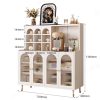 kích thước tủ chén bát cánh kính vòm