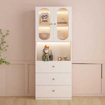 tủ chén bát bằng gỗ mdf phủ melamine