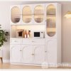 tủ để đồ nhà bếp cánh kính